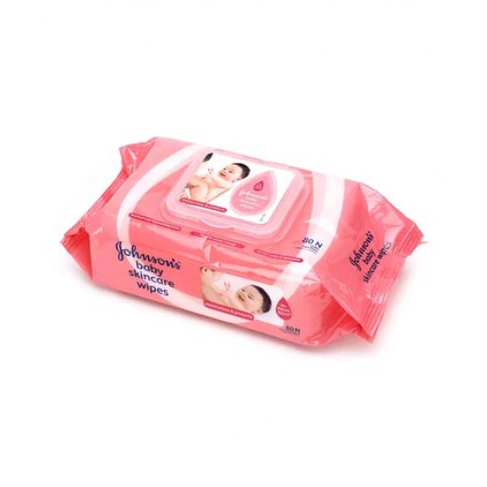 Johnson's baby Skincare Wipes - 80 Pieces