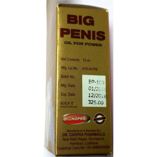 Big Penis Sex Delay Oil for Men