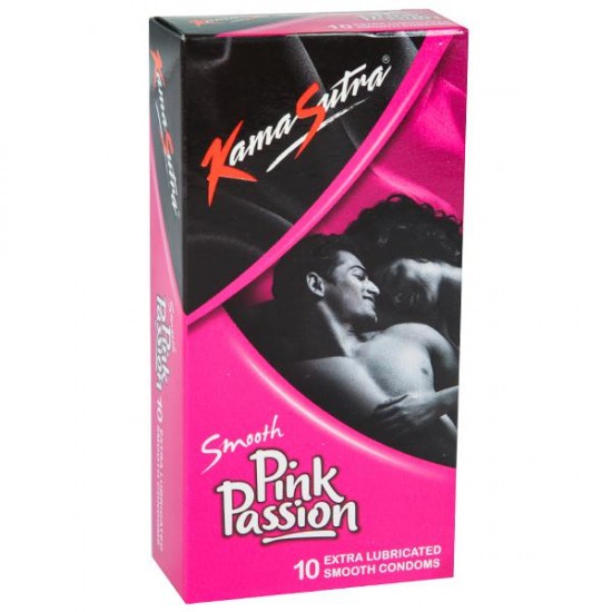 Kamasutra Smooth Pink Passion Condoms 10s