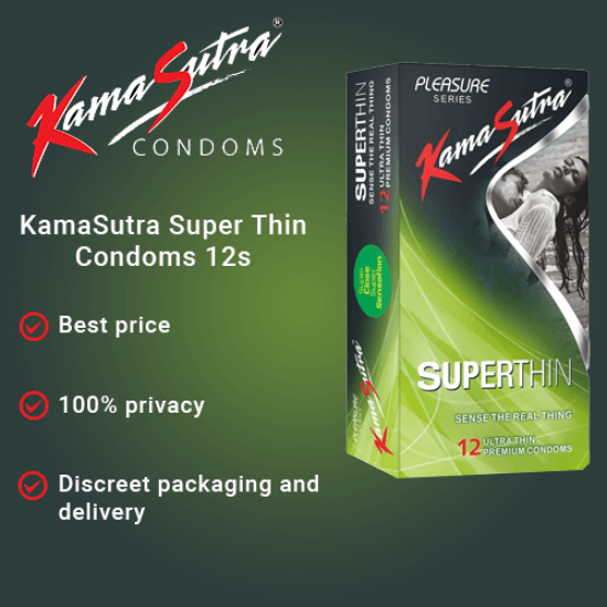 Kamasutra Super Thin Condoms 12s