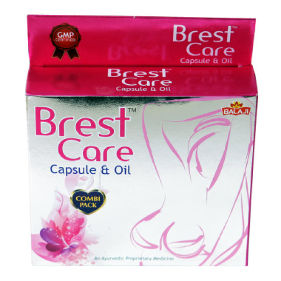 Balaji Breast Care Capsules and Oil (Combi Pack)