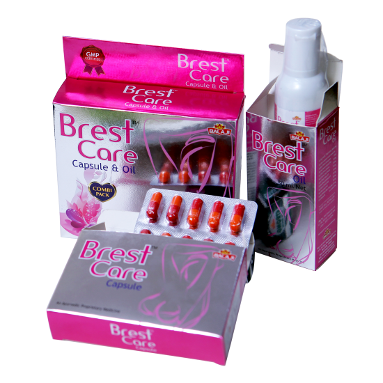 Balaji Breast Care Capsules and Oil (Combi Pack)